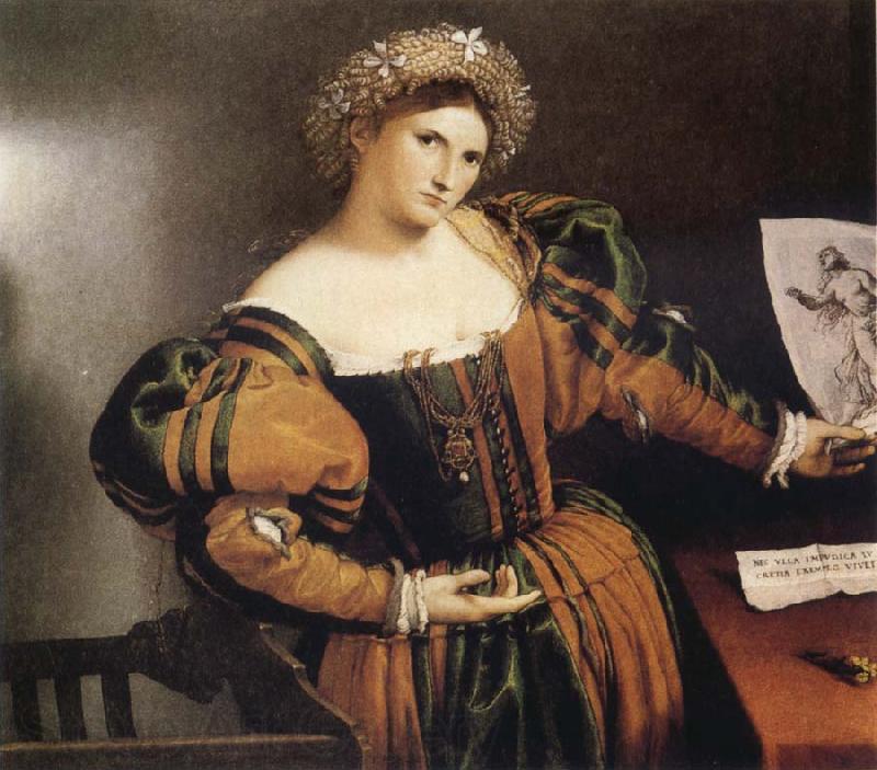 Lorenzo Lotto Portrait of a Lady as Lucretia